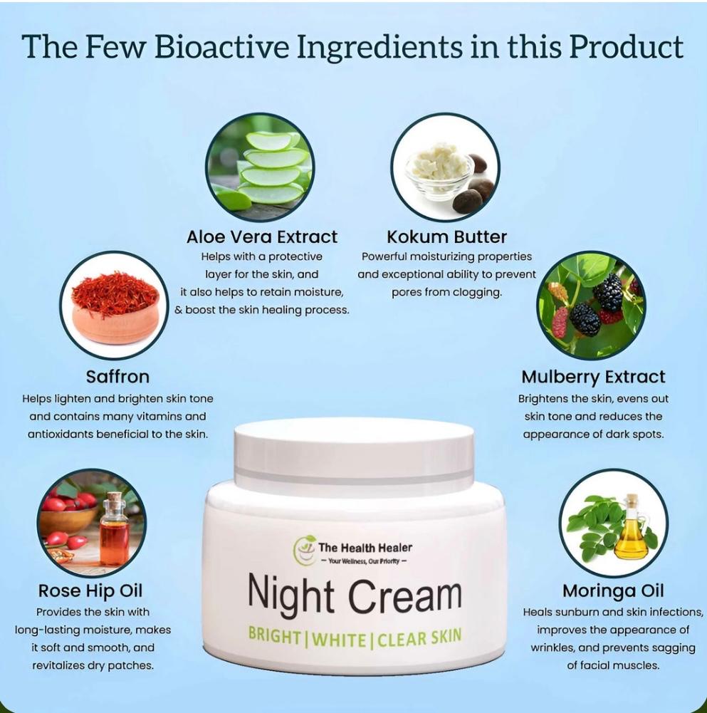 Night Cream – The Health Healer